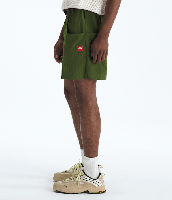Mens-TNF-Red-Box-Nylon-Belted-Shorts-TNF-MODEL34.png