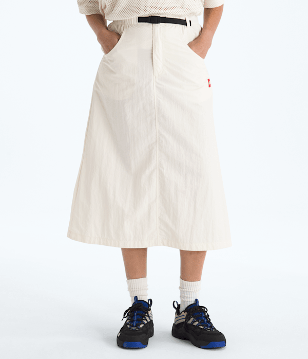 Womens-TNF-Red-Box-Nylon-Belted-Skirt-TNF-HERO.png